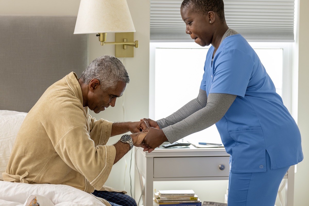 A ComForCare caregiver